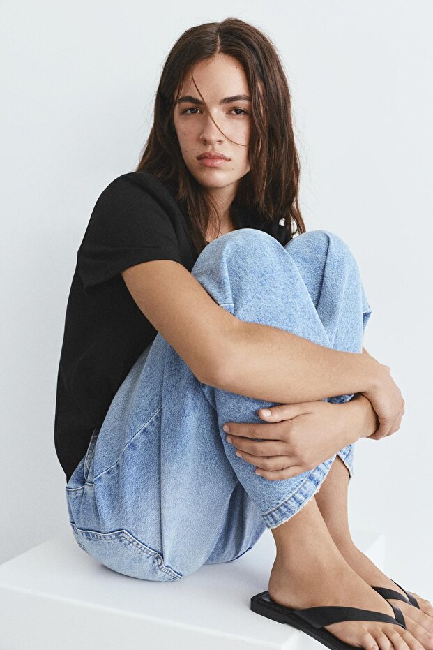 Basic kısa kollu t-shirt - 4