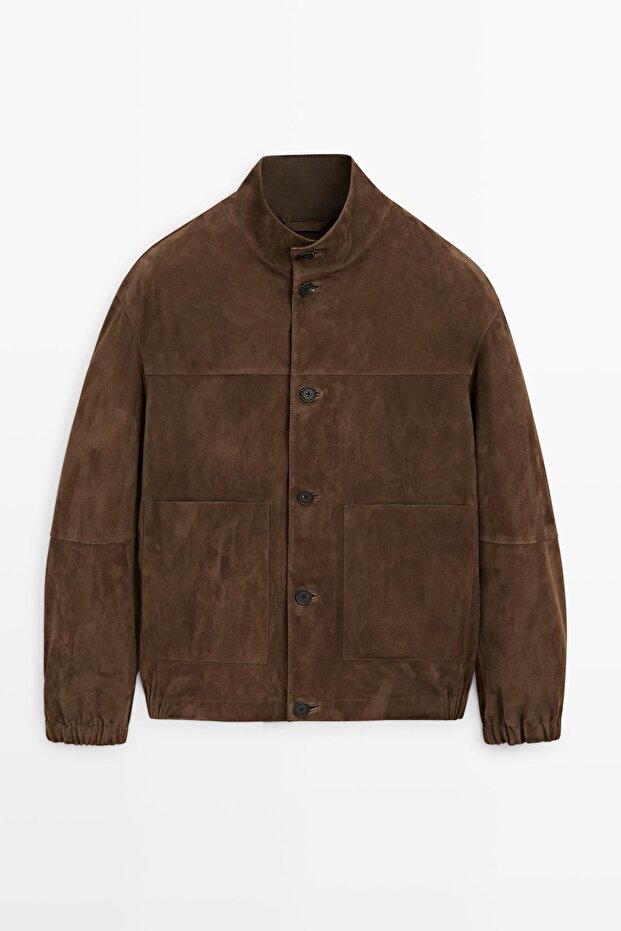 Süet deri ceket - 5