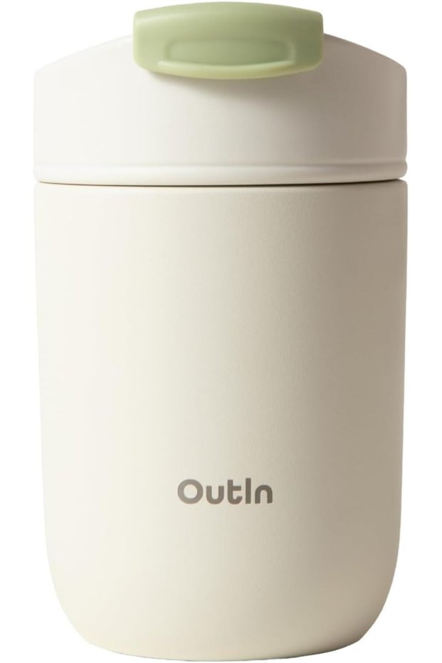 Travel Tumbler, Outdoor Insulated Coffee Tumbler with Leak-Proof Flip Lid, 12 oz