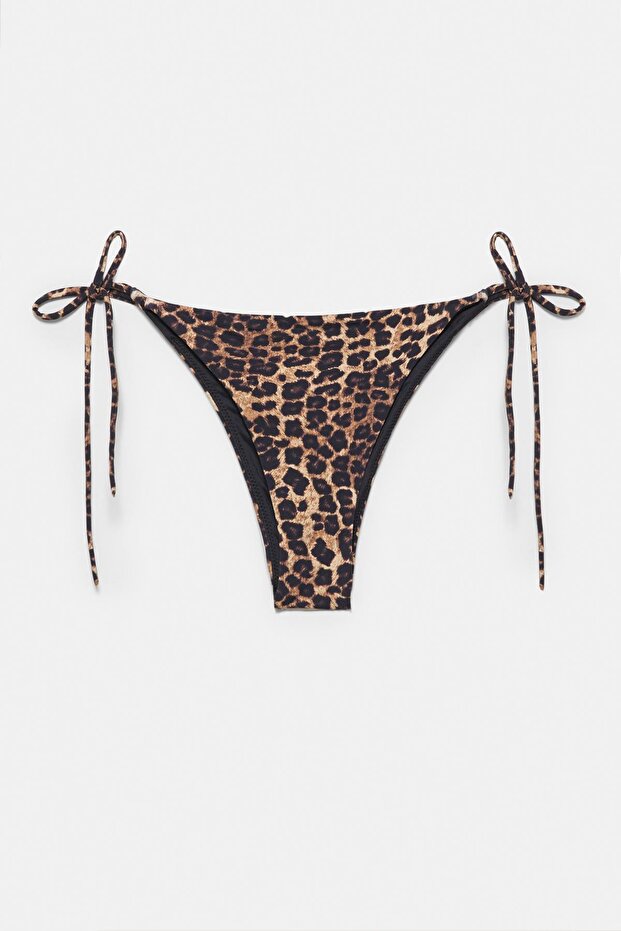 Leopar desenli bikini altı - 3