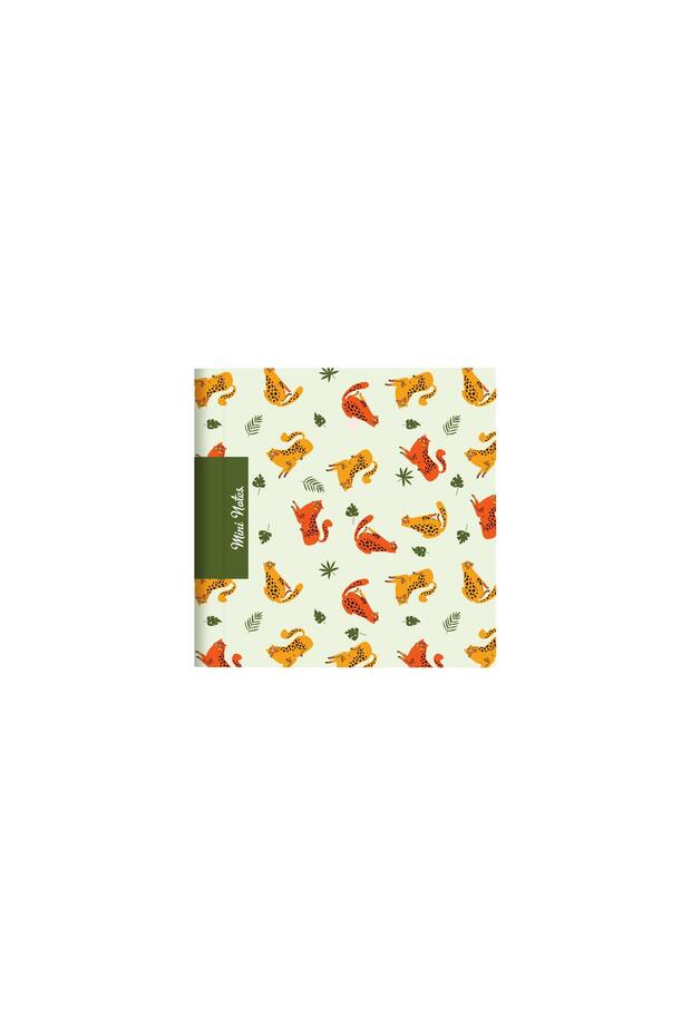 Keskin 11X11 Plain Lightweight Paper Bound Mini Notepad - Animals