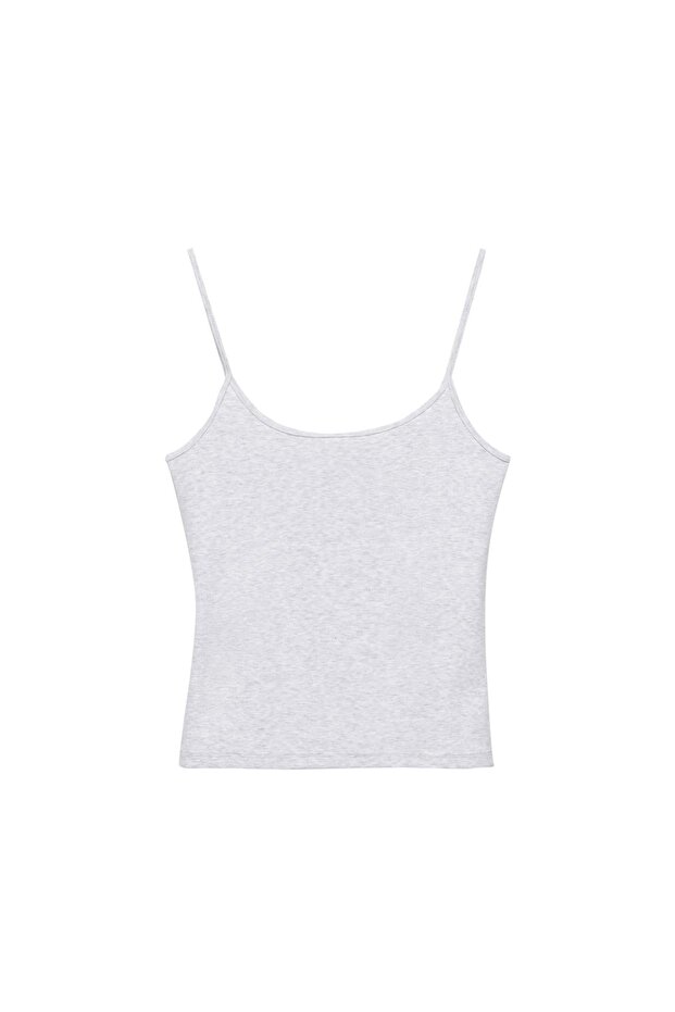 İnce askılı tişört - 4