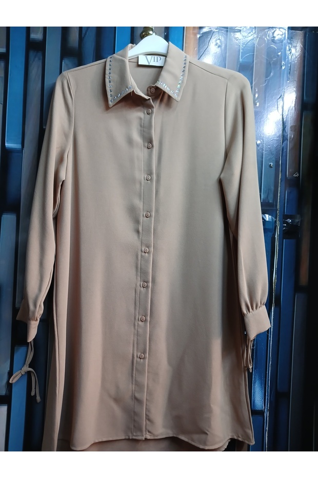 Hijab Shirt Transitional Cream Color