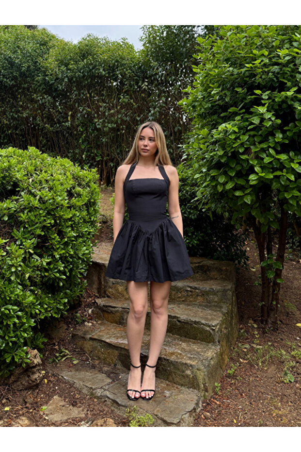 Rochie cu guler halter - 1