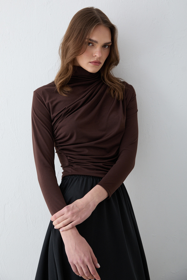 Sandy Drapeli Bluz 68-6233 - 5