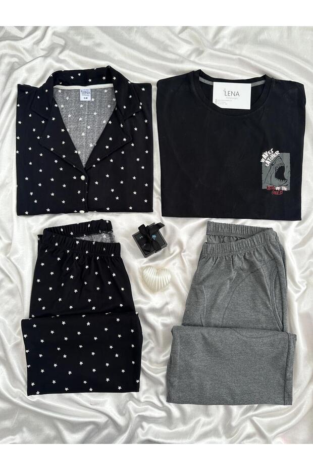 Daily Comfortable Couple Pajama Set (Set of 2)