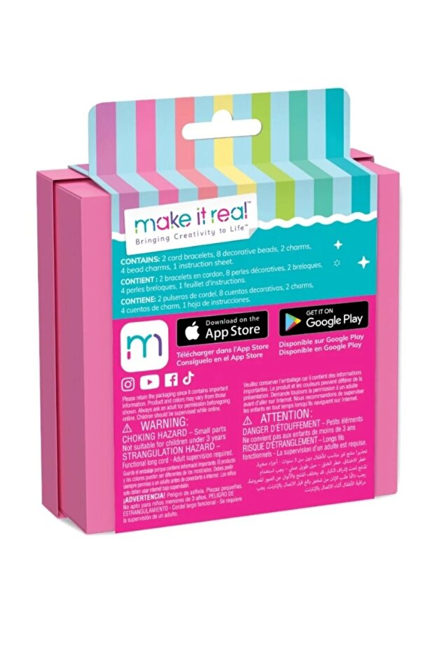 Set de creat 2 bratari, Make It Real, 17 piese - 2