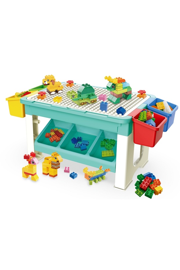 Construction play table69 pieces included