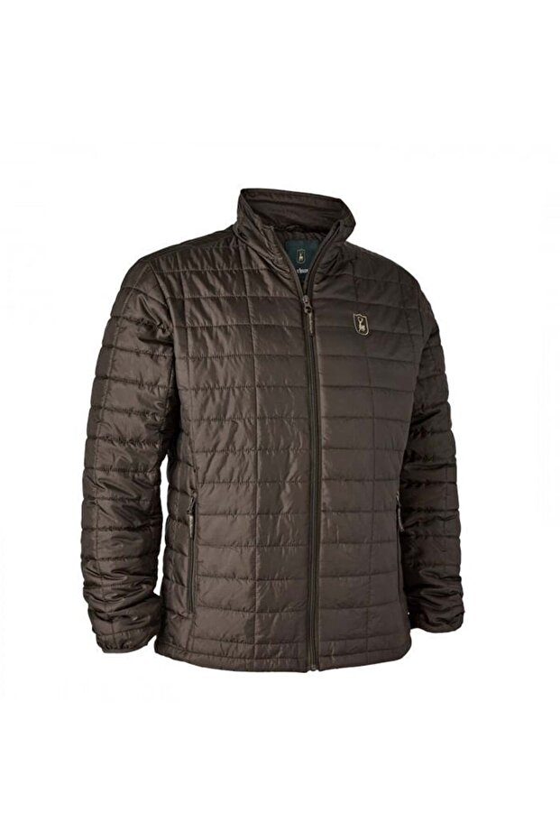 معطف بني قابل للتعبئة من الصوف M - 2