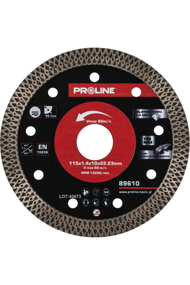 THIN DIAMOND CUTTING DISC 180MM