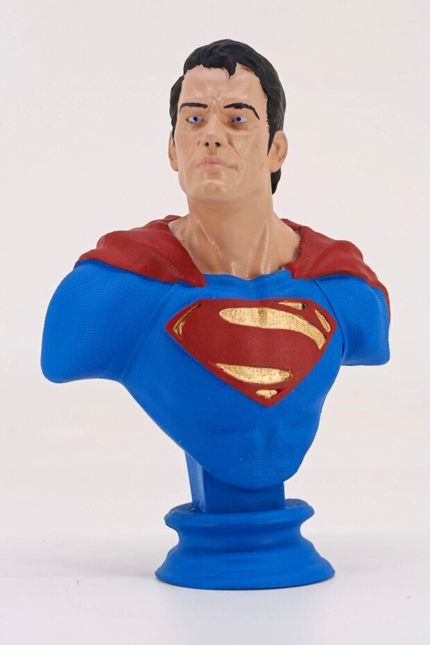 Süpermen Büst Figür - 3