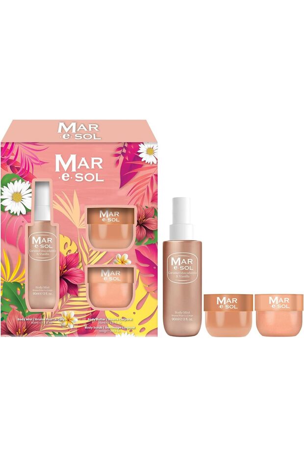 مجموعة هدايا الكراميل والمكاديميا والفانيليا - 1