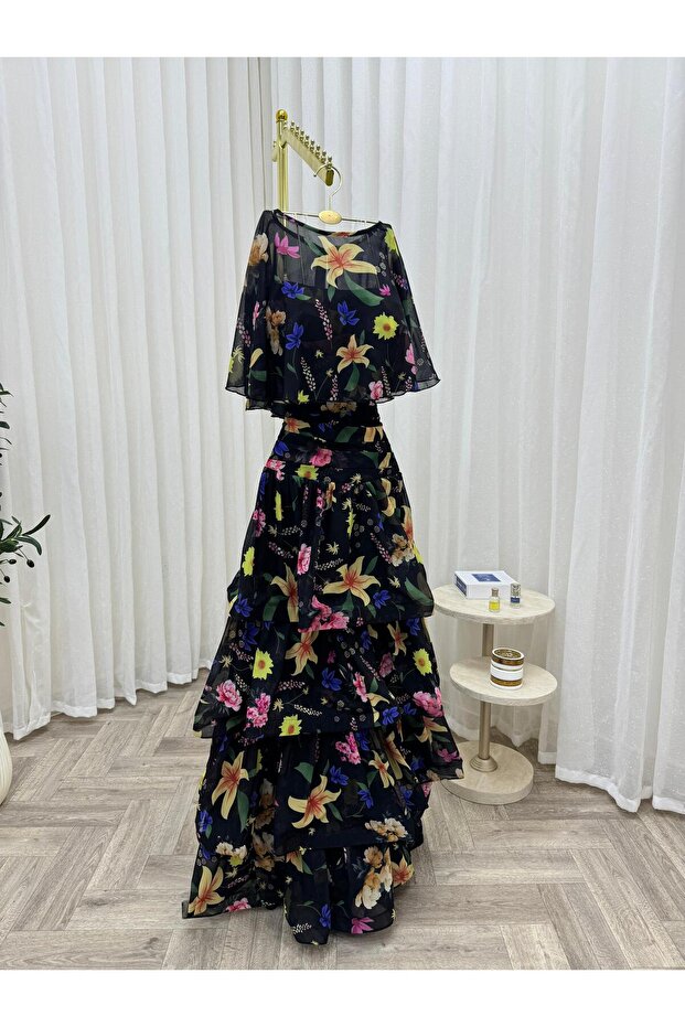 فستان عيد طويل من الشيفون - 2