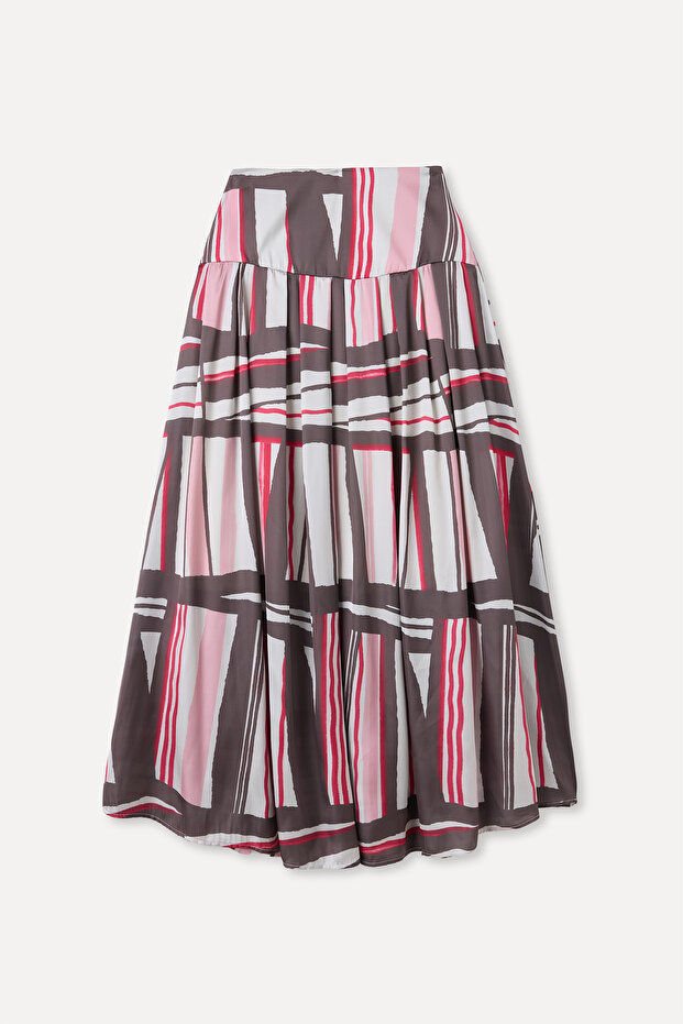 تنورة ميدي منقوشة - 2