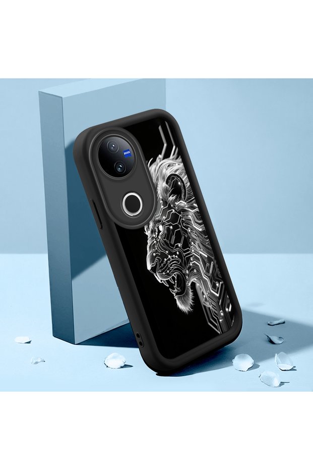 Vivo V50 Compatible Case Slim Soft Silicone Phone Case Lion Pattern