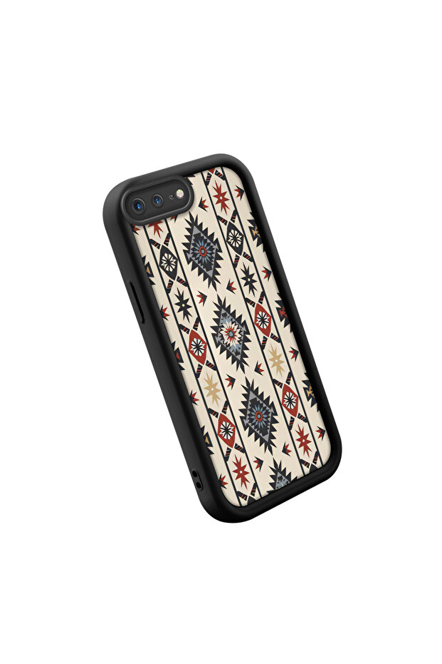 حافظة هاتف آيفون 8 بلس متوافقة مع الهاتف، حافظة هاتف رفيعة وناعمة من السيليكون بنمط عتيق - 3