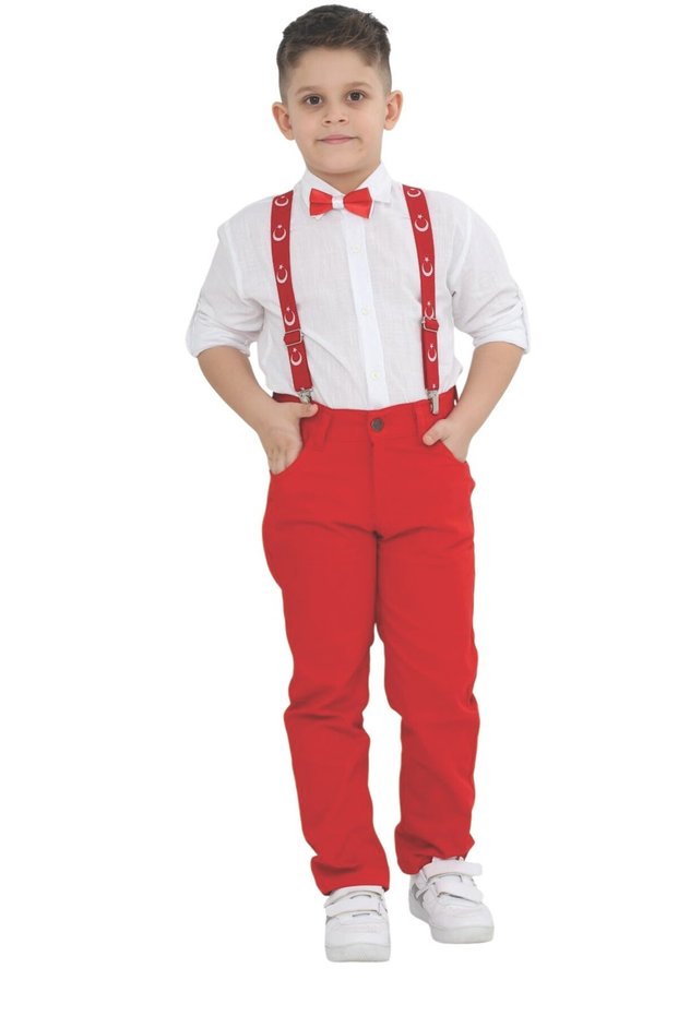 23 April Show Outfit - Men's Top and Bottom Set A035