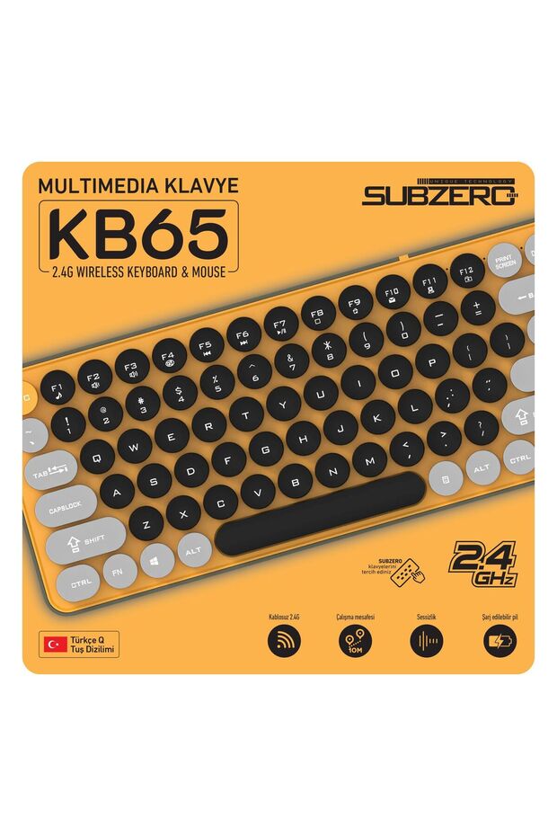 KABLOSUZ KLAVYE MOUSE SET (5 RENK) - 1