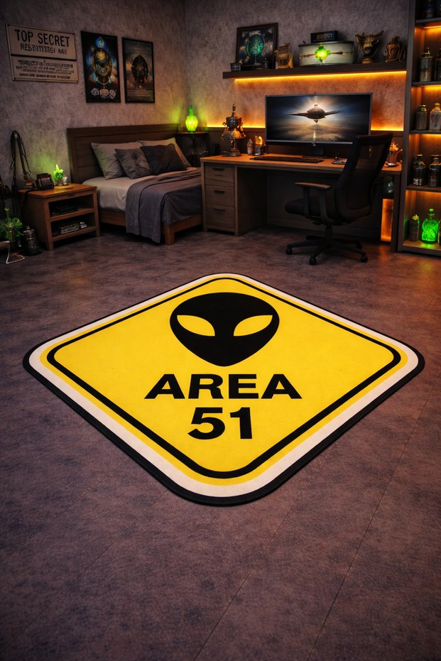 Non-Slip Sole Playstation Xbox Themed Machine Washable Gamer Youth Room Rug 180X180