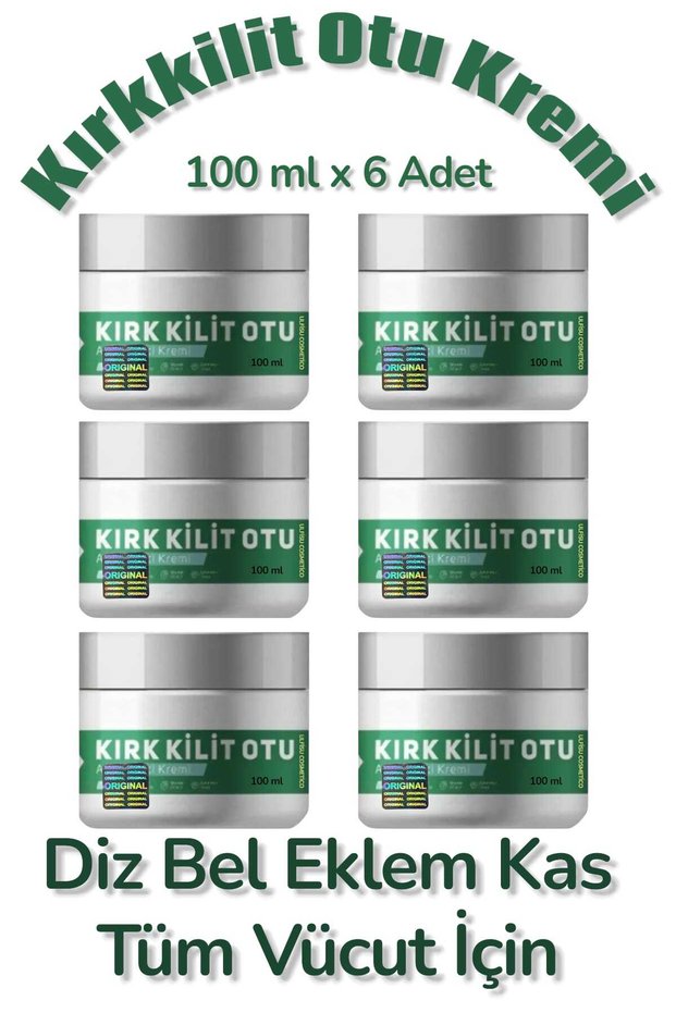 Kırkkilit Herb Oil Massage Cream 100 ml 6 Pieces - for the Whole Body