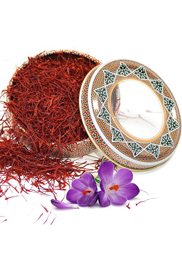 Saffron Threads 2g – Premium Pure Saffron Spice for Cooking Basmati Rice nice gift tin