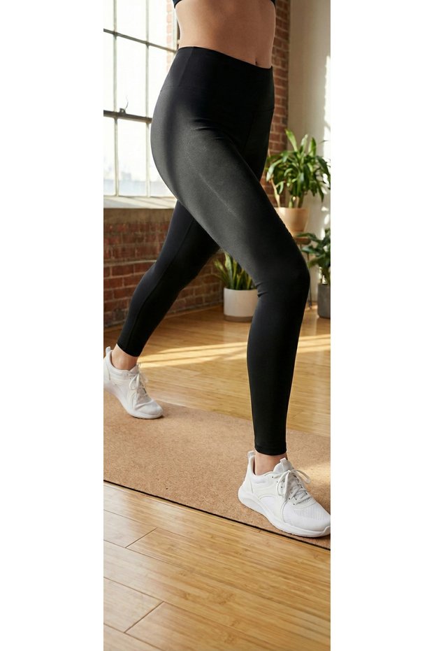 Makiteks Women's Black High Waist Leggings and Underwear E Stretchy t Shaping / Sculpting Fitness Yoga Pilates Sports Leggings