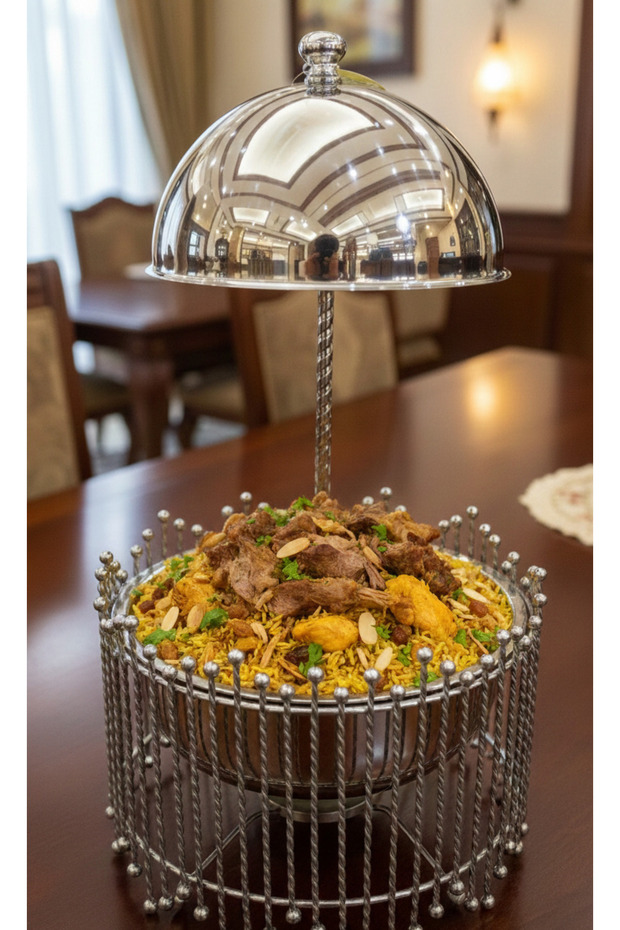 سخان طعام من الفولاذ المقاوم للصدأ - طبق تسخين