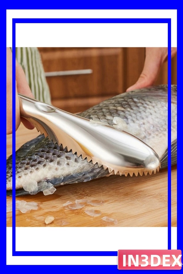 أداة عملية لإزالة قشور السمك، نظافة وتنظيف سريع - 4