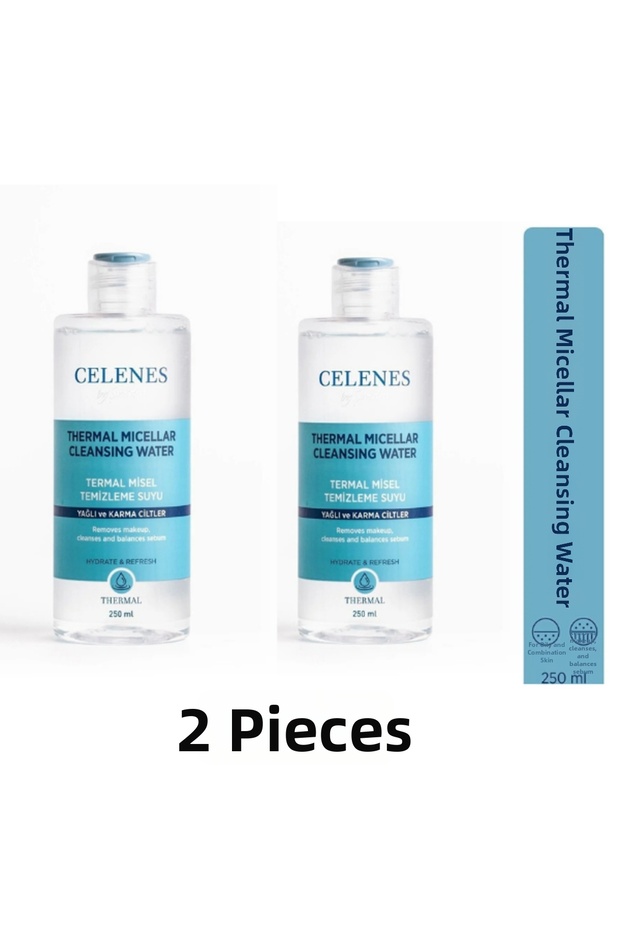 Moisturizing and Revitalizing Micellar Cleansing Water for Oily and Combination Skin 250 ml 2 Pieces