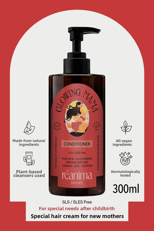 Glowing Mama Repairing Conditioner for New Mothers, Providing Improved Nourishment and Hydration