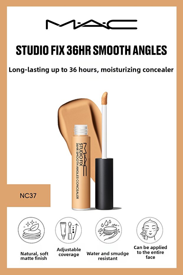 Studio Fix 36Hr Smooth Angles Concealer with up to 36 Hours of Lasting Moisturizing Effect - Nc37