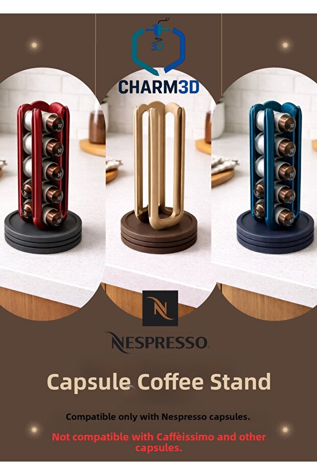 حامل كبسولات قهوة نسبريسو متوافق مع الكبسولات - 2