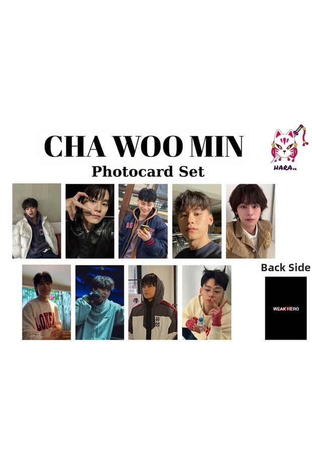 Weak Hero Class Kdrama Cha Woomin (Kang Wooyoung) Kdrama Photocard Set