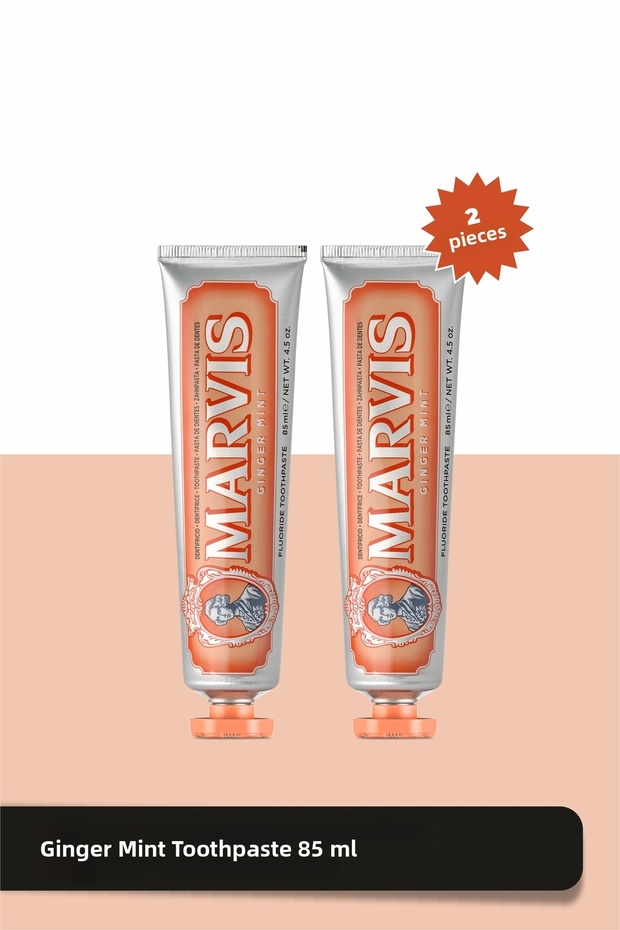 معجون أسنان بالزنجبيل والنعناع 85 مل × 2 قطعة - 1