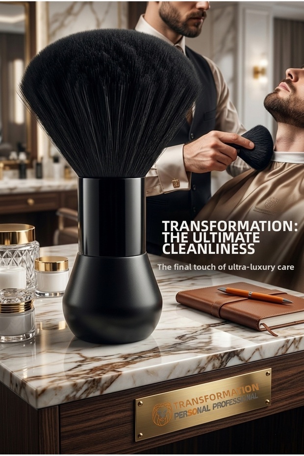 Professional Fiber Carbon Strappy Barber Ense Brush - Luxury Series 722956