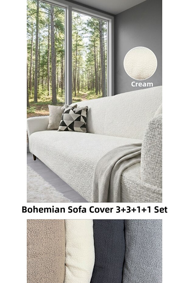 The Newest Bohemian Pattern Sofa Cover | Tire Sofa Cover | Sofa Bed Cover | Sofa Cover 3311 Set