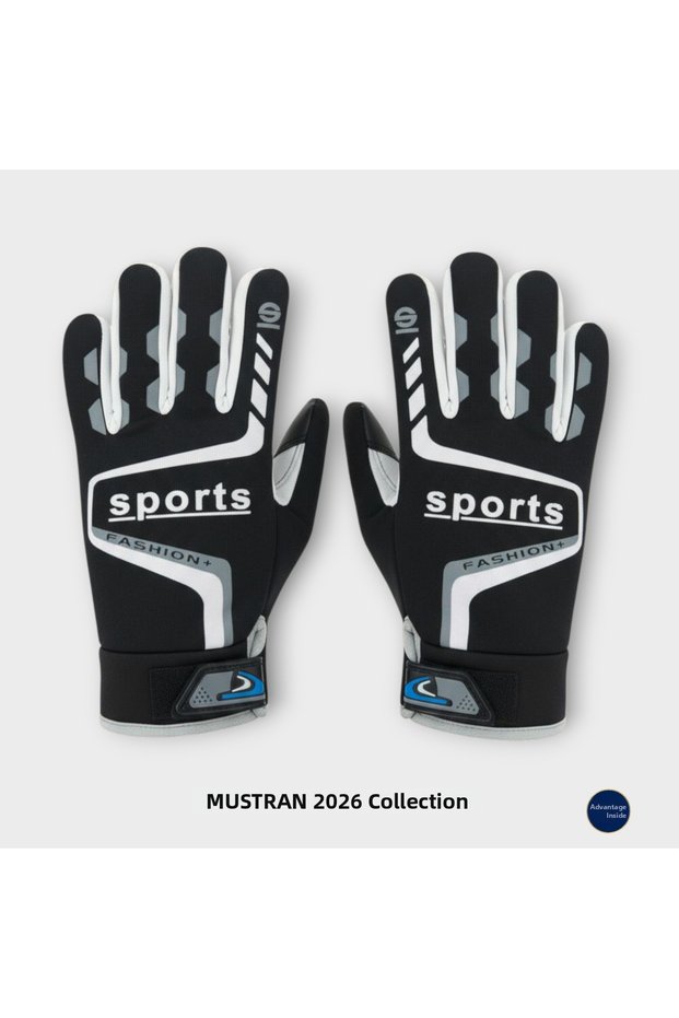 Anti-Slip Palm Atv Scooter Bike Gloves | Windproof L-Xl Compatible Sports Gloves