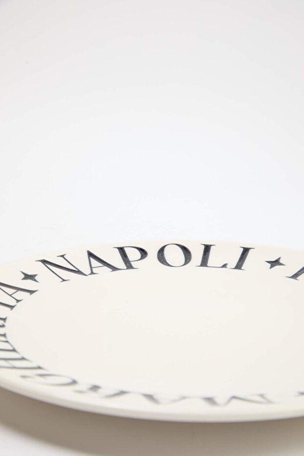 Motto Tasarımlı Pizza Tabağı 31 cm TPHSS26TBK00021 - 7