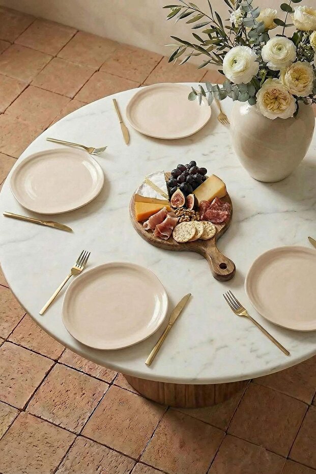 4'lü Seramik Pasta Tabağı Seti TPHAW26TBK00005 - 2