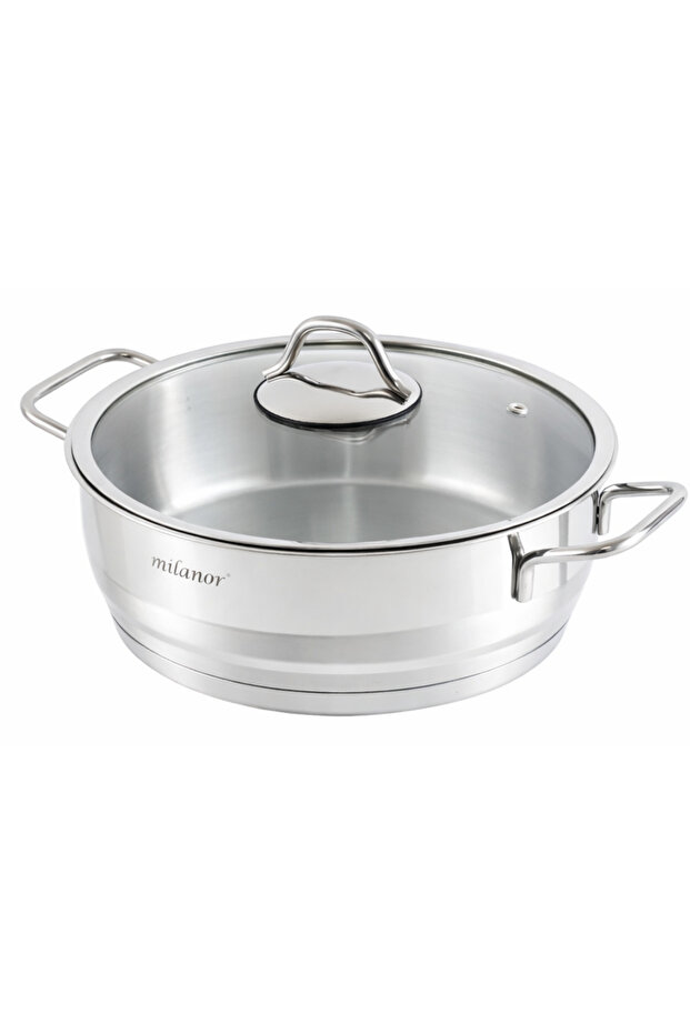 Aster 24 cm Basık Tencere - 3