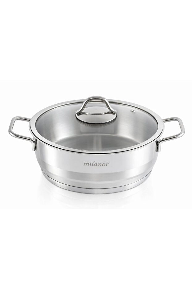 Aster 24 cm Basık Tencere - 1