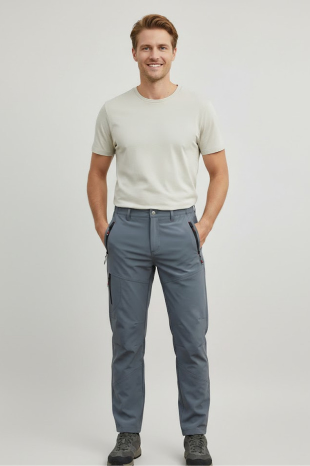 Men's Outdoor Pants Water Repellent with Pockets