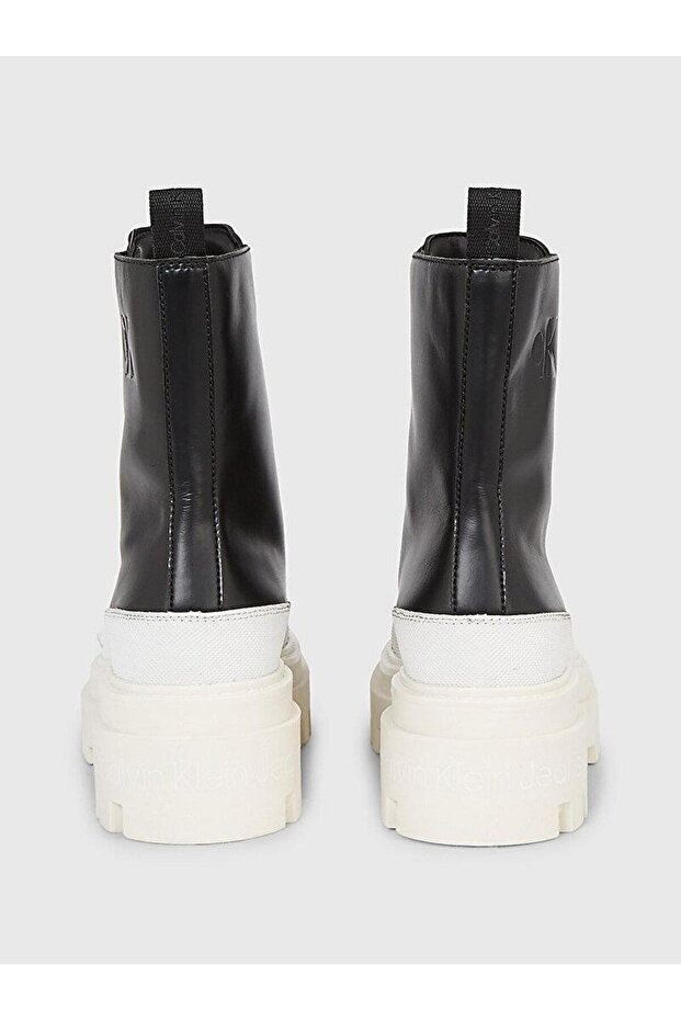 FLATFORM LACE UP BOOT LTH - 4