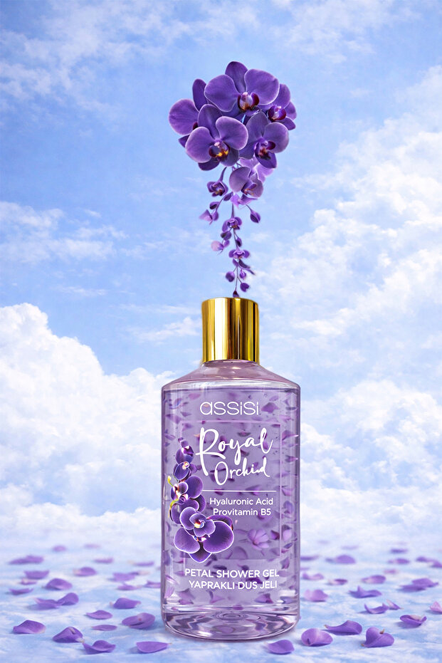 Assisi Royal Orchıd Hyaluronic Acid & Provitamin B5 Nemlendirici Yapraklı Duş Jeli 500 ml
