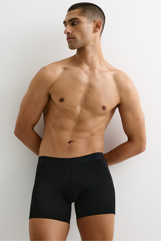 10'lu Normal Paça Boxer Şort Lycra® - 1