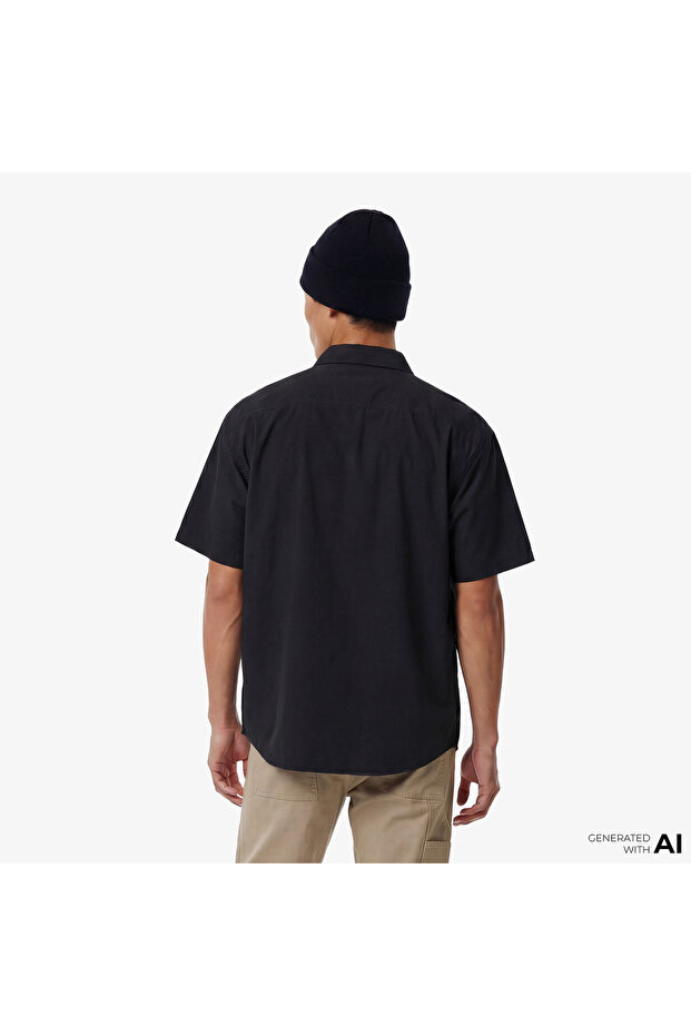 Utility Erkek Siyah Gömlek - 2