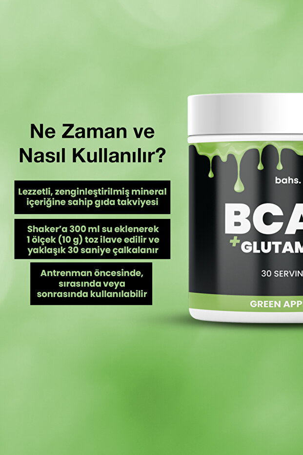 BCAA+ Glutamine - 30 Servis - 300gr - 4