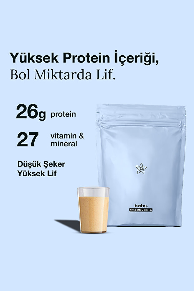 Proteinli Öğün Tozu - Smooth Vanilla 600gr - 10 Servis - 4