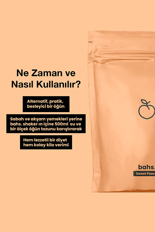 Proteinli Öğün Tozu - Sweet Peach 600gr - 10 Servis - 5