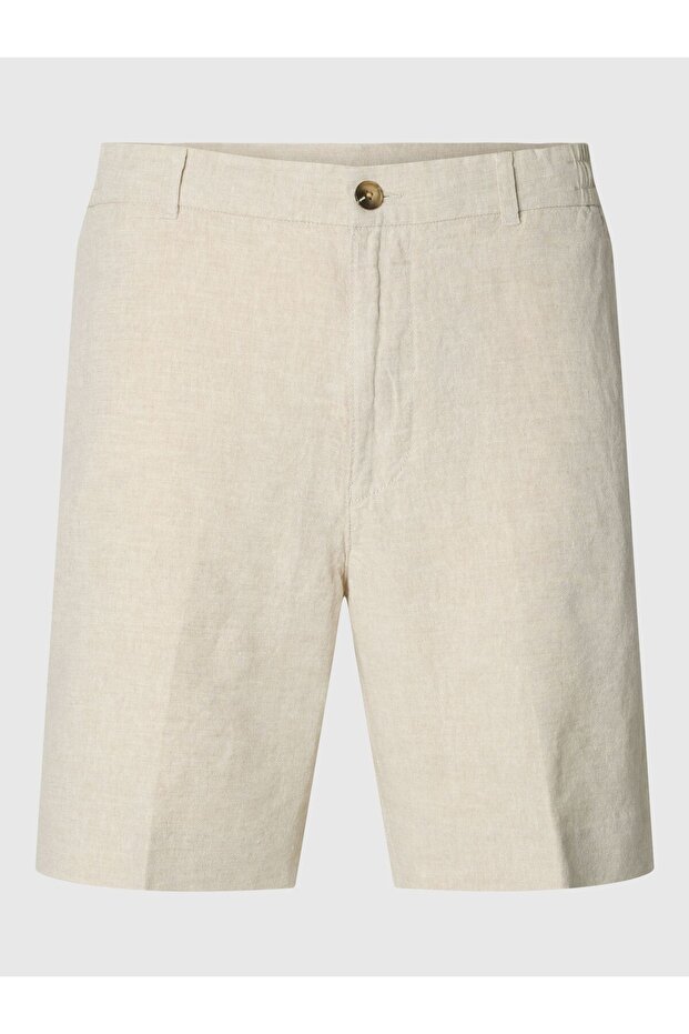 Shorts aus Leinengemisch Regular Fit - 2